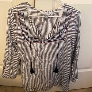 Old navy tunic shirt, striped